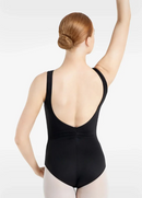 Collant Decote Canoa Com Costas em V - Studio Collection